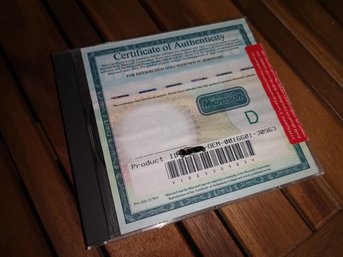 Vintage rom microsoft works - vintage, cd-rom