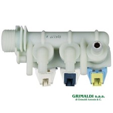 ELETTROVALVOLA 3 VIE TRIPLA 90° LAVATRICE ARISTON INDESIT C00110331 C00097393