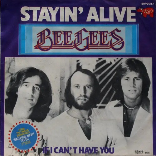 Bee gees stayin alive vinyl - bee,