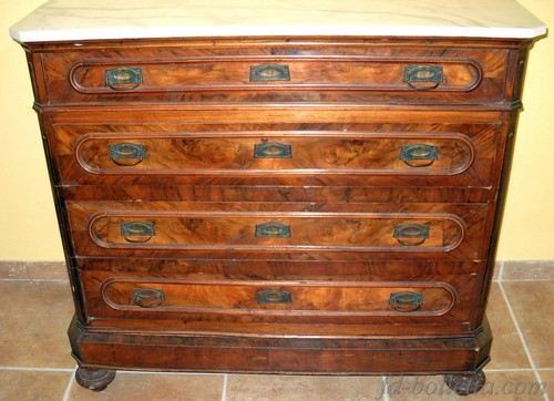 Comò antico legno - , noce