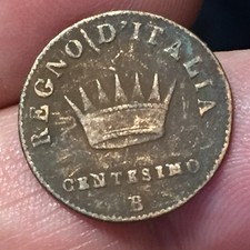 NAPOLEONE IMPERATORE E RE D'ITALIA 1 CENTESIMO 1811 B