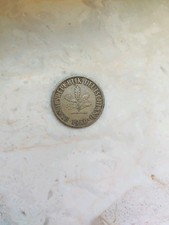 MONETA 10 Pfennig 1950 Zecca F Germania Federale