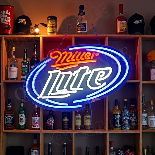 Insegna neon led miller lite - neon,