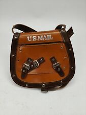 Porta libri con tracolla in ecopelle vintage anni 60-70