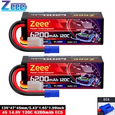 2x Zeee 14.8V 4S batteria Lipo