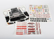 Traxxas foglio decalcomania