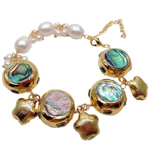 Bracciale coltivato perla - bracciale,