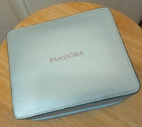 Pandora silver zip custodia - silver, da