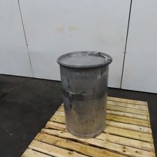 30 Galloni Acciaio Inox Aperto Top Tamburo Materiale Barile W/Coperchio