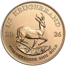 Sudafrica krugerrand 2026 - krugerrand, 1/2