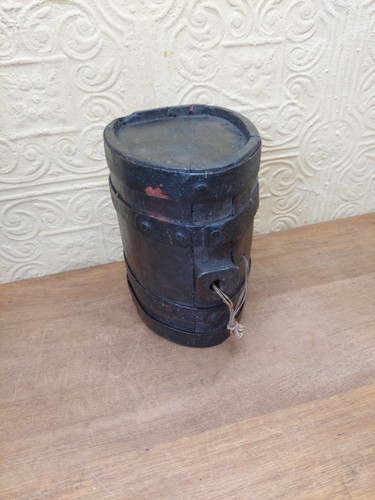 Antique small wooden barrel - antique,
