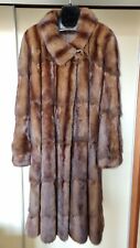 Pelliccia di visone colore marrone striato, condizioni eccellenti, taglia 46/48.