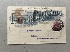 B) Cartolina formato piccolo Milano Budella e affini 1909 