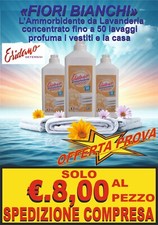 ERIDANO 6 AMMORBIDENTE CONCENTRATO DA LAVANDERIA PROFESSIONALE "FIORI BIANCHI"
