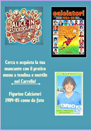 Panini calciatori 1984/85