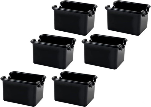 Set pezzi porta bustine - 6, nero