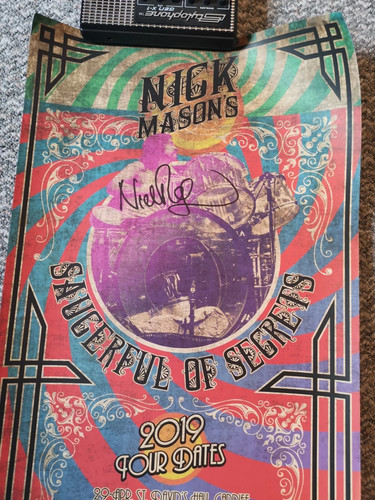 Pink floyd nick mason - mason, signed
