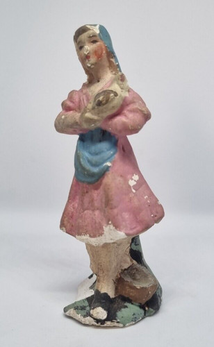 Contadina statuina presepe - statuina,