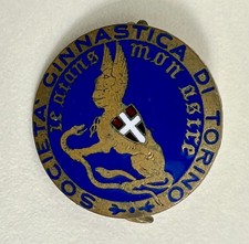 SOCIETA' GINNASTICA TORINO vecchio distintivo calcio attacco a spilla