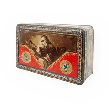 ND * Scatola, Barattolo in Latta "Anisette - Luigi Rossa, Illustrazione Violinis