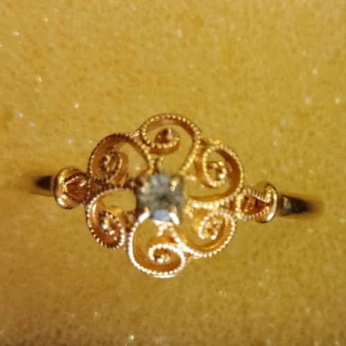 Anello oro giallo - in,