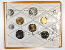 ITALIA REPUBBLICA Serie della Zecca 1982 10 Valori in FDC con 500 Lire argento