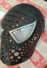 Faceshell Spiderman 3 black suit costume nero raimi cosplay