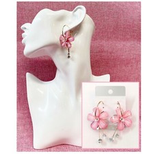 Orecchini Cerchio con Fiori