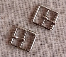 Fibbie passanti in metallo cromato lucido per cinghie di scarpe, zaini, marsupi