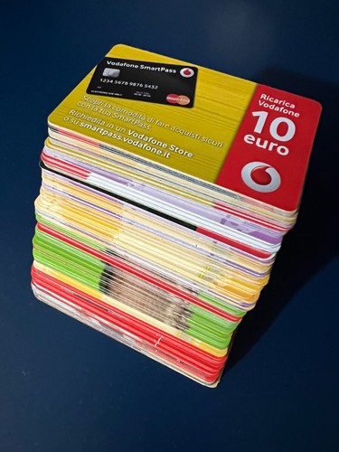 Lotto 159 schede usate