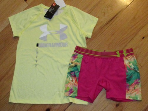 Under armour top giallo - under, logo