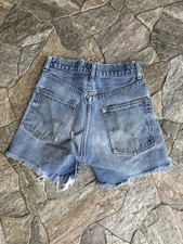 Pantaloncini jeans blu denim