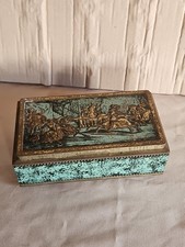 Vecchia scatola di metallo Vtg