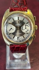 Eberhard Chonograph Contodate Gold 18 K Vintage Rare