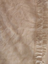 Copriletto matrimoniale estivo vintage color avorio, leggero e raffinato