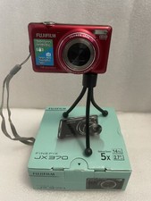 Fotocamera digitale Fuji FinePix rossa Fujifilm JX370 fotocamera compatta HD video 14M
