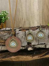 Parure collana con orecchini