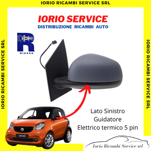 Specchio retrovisore elettrico - specchio,