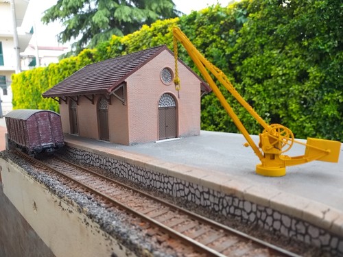 Diorama magazzino - fs, ho