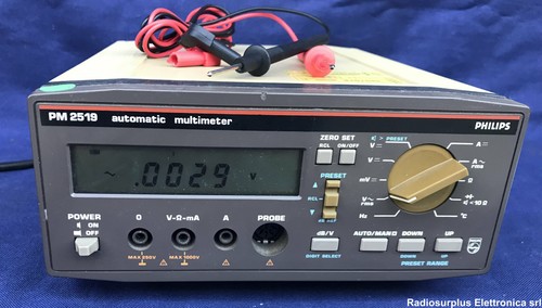 Philips 2519 multimetro - philips, pm