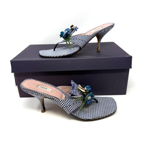 Sandali prada vichy flower - prada,