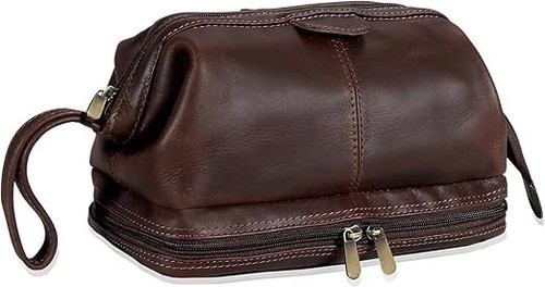 Borsa toilette vera pelle