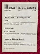 Fiat BOLLETTINO DEL SERVIZIO