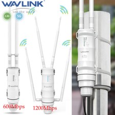 Wavlink Router Dual Band Esterno WiFi Range Extender Booster POE 1200Mbp/600Mbps