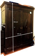 Armadio 2 ante usato, in legno + 2x comodini + mobiletto