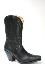 15651 Sendra Stivali GORCA Cowboystiefel Nero Donna Nero Stivali Western