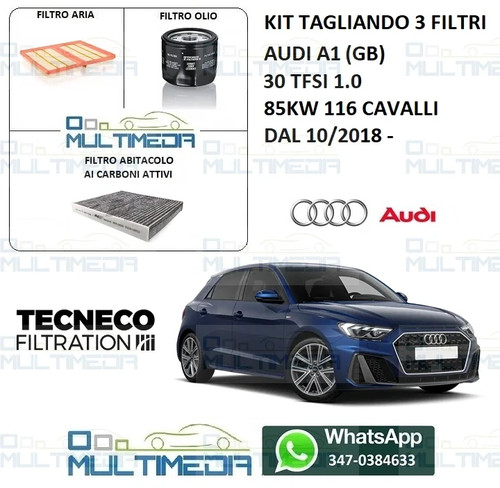 Kit tagliando filtri tecneco - kit,