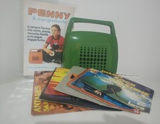 Mangiadischi Penny Prima Serie + Locandina Pubblicitaria + Dischi 45 Giri 