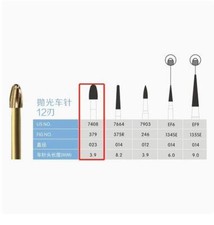 7408 Frese in Carburo Dentale