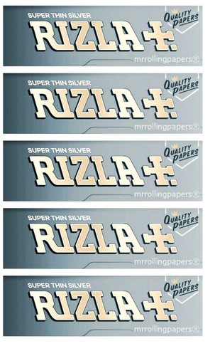 Rizla rolling papers silver - 5x,